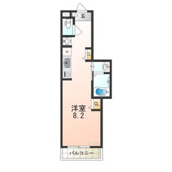 浅香山駅 徒歩4分 3階の物件間取画像